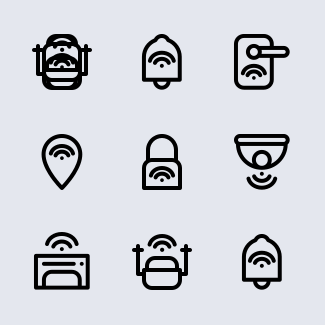Smart Home icon set icons pack