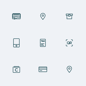 Basic E-commerce icons pack