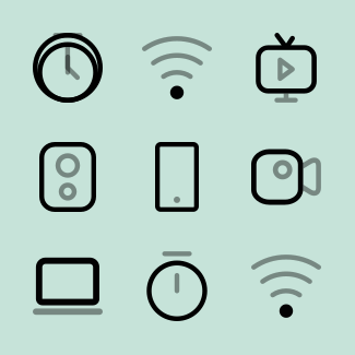 Two tone icons pack
