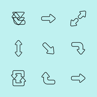 Arrows icons pack