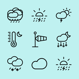 Weather Icon Compilation icons pack