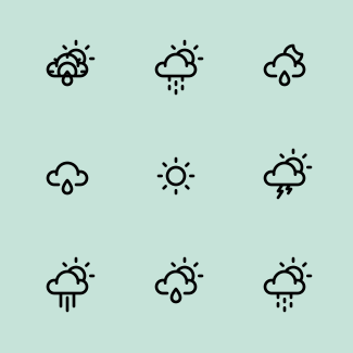 Good Weather icons pack