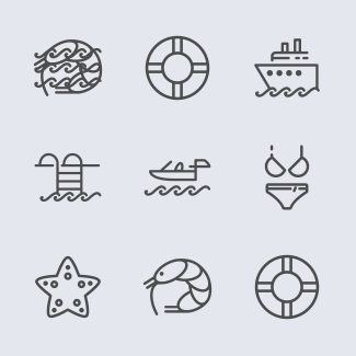 Travelling icon set, IInd part icons pack