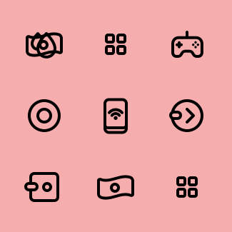 Financial Tech App icons pack