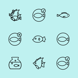Animals icons pack