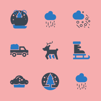Winter 1 icons pack