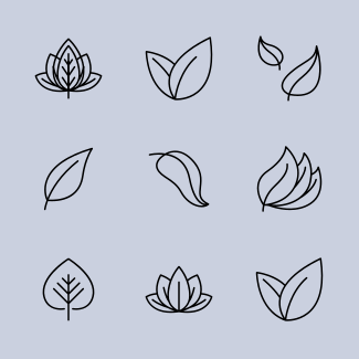 Leaf icons pack