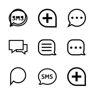 Chat App Icons icons pack