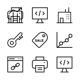 Productivity and Development Collection icons pack