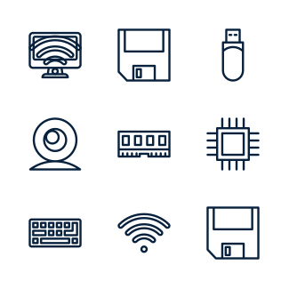 Computer and Technologies icons pack
