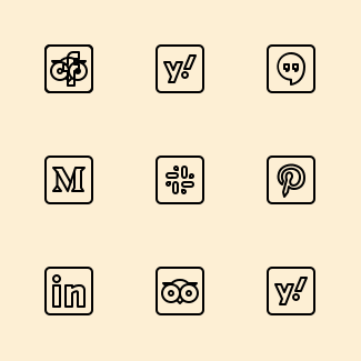 Social Media Vol 1 icons pack