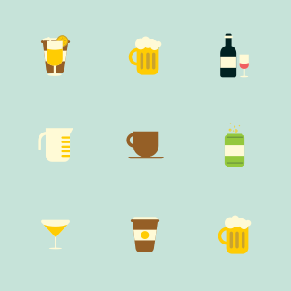 Drink And Beverages icons pack