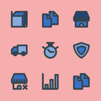 Business and Management (Filled Outline) icons pack