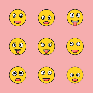 Emojis-Colored,Outlined icons pack