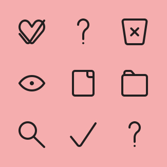 Basic User Interface icons pack