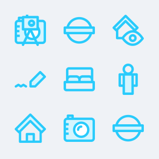 Moving icons pack