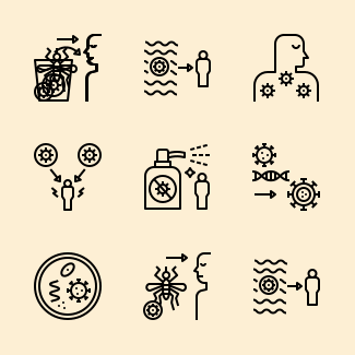 Spread Of Disease icons pack