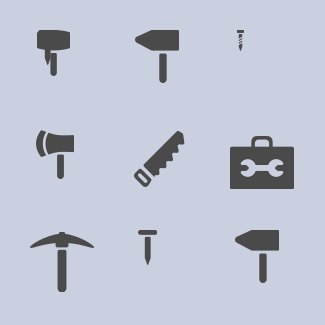 Tools & Hardwares icons pack