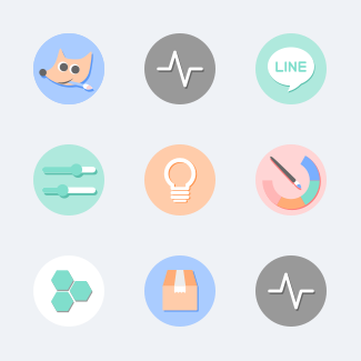 Macaron icons pack