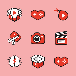 Youtuber icons pack