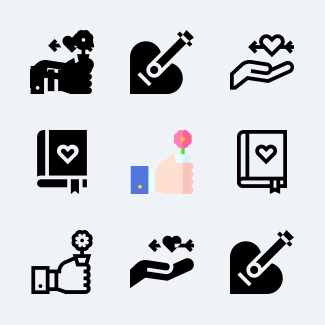 Love icons pack