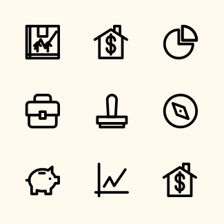 Business and finance icons pack