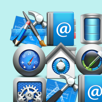 Mac OS X style icons pack