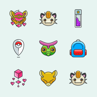 Pokemon Go Vol. 1 icons pack
