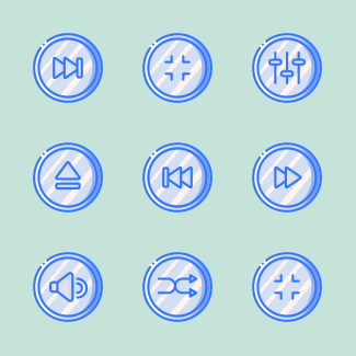 Media - Webby icons pack