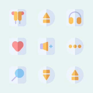 Music Player icons pack