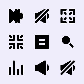 Media Player Interface icons pack