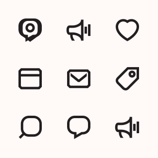 Essential old school icons pack