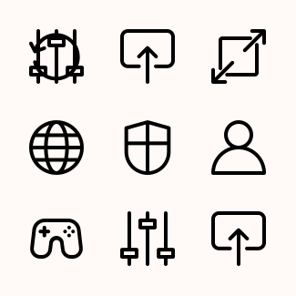 User Interface Line icons pack