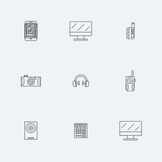 Assorted Gadgets and Items icons pack