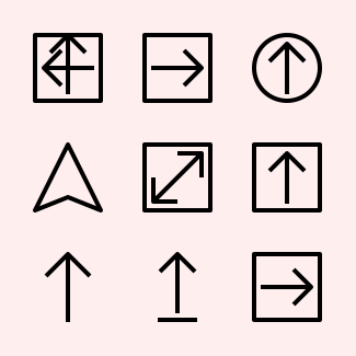 Arrow Part 1 icons pack