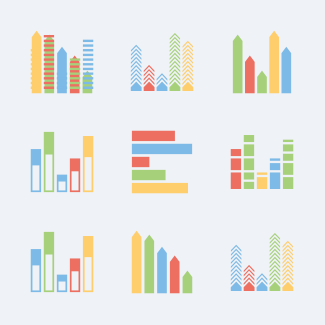 Infographic Bar Vol 10 icons pack