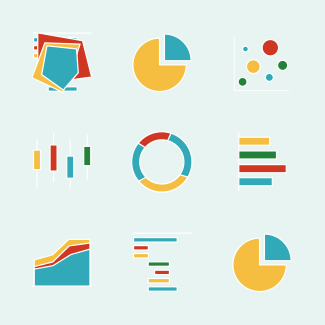 Charts and diagrams 1 icons pack