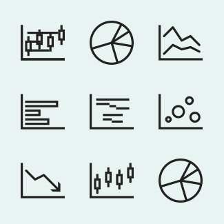 Chart icons pack