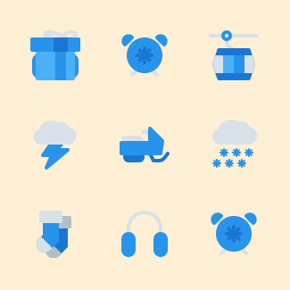 Winter icons pack