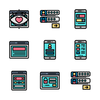 Web Design icons pack