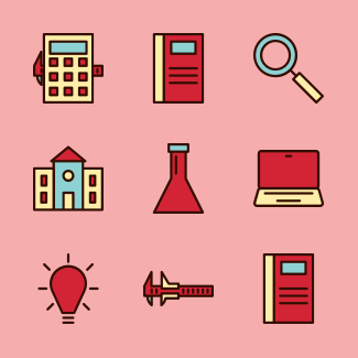 Education - Filled Outline icons pack