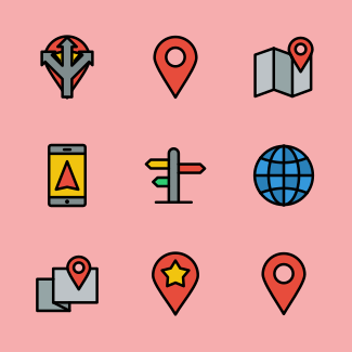 Navigation icons pack