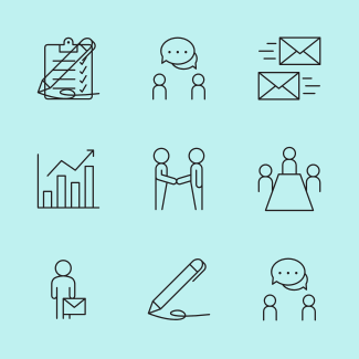 Consultant icons pack