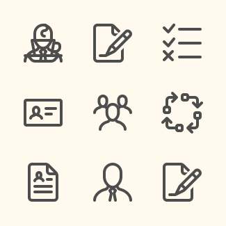 Viiva Business icons pack