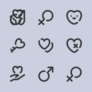 Tidee Romantic icons pack