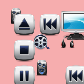 Multimedia icons icons pack