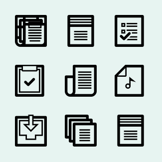 Files & Folders icons pack