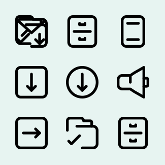 Essential pack icons pack