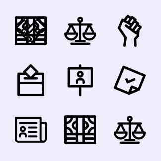 Election Campaign icons pack