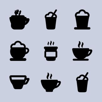 Cup of Coffee icons pack